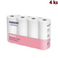 Kuchyňské utěrky tissue 3-vrstvé Harmony Professional 50 útržků [4 ks]