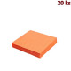 Papírové ubrousky oranžové 33 x 33 cm 3-vrst [20 ks]
