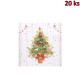 Vánoční ubrousky motiv 84278 3-vrstvé, 33 x 33 cm [20 ks]