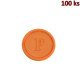 Žeton oranžový (PS) Ø23mm [100 ks]