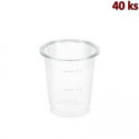 Kelímek (PLA) BIO čirý Ø48mm 2cl/4cl [40 ks]