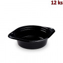 Miska Reware Brunch vratná černá Ø 156 x 45 mm 500ml (PP) [12 ks]