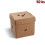 Burger box rozkl&aacute;dac&iacute; Kraft 145 x 145 x 150 mm (PAP - FSC Mix) [50 ks]