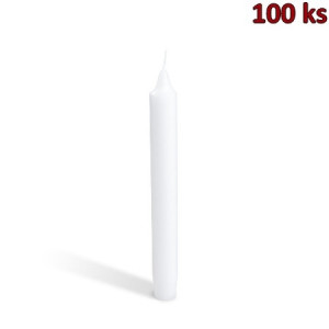 Svíčka rovná bílá Ø 22 x 200 mm [160 ks]