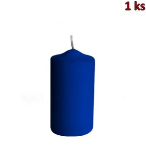 Svíčka válcová Ø 60 x 120 mm tmavě modrá [1 ks]