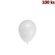 Nafukovací balónky bílé M [100 ks]