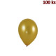 Nafukovací balónky zlaté M [100 ks]
