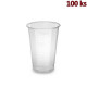 Plastový kelímek průhledný 0,3 l PP (Ø 80 mm) [100 ks]