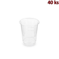 PET kelímek čirý 2 cl / 4 cl / 5 cl (Ø 48 mm) [40 ks]