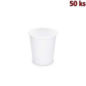 Papírový kelímek bílý 200 ml, S (Ø 73 mm) [50 ks]