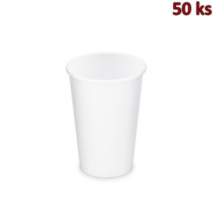 Papírový kelímek bílý 330 ml, L (Ø 80 mm) [50 ks]