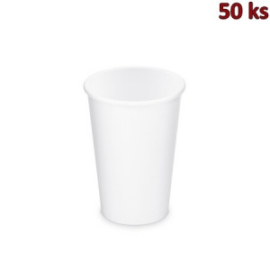 Papírový kelímek bílý 330 ml, L (Ø 80 mm) [50 ks]