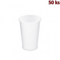 Papírový kelímek bílý 330 ml, L (Ø 80 mm) [50 ks]